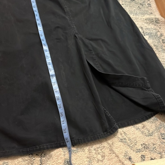 Vintage 100% Cotton Forenza Black Midi / Maxi Pencil Skirt - Picture 7 of 9